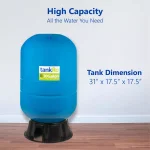 Express Water 30 Gallon Reverse Osmosis Storage Pressure Tank - 18 Gallon Capacity RO Water Filtration Expansion Tank thumbnail 2