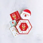 Sugar Plum Party SugarPlum Holly Jolly 32-Piece Assorted Disposable Paper Napkins thumbnail 3