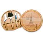 TOSCANA Picnic Time Ratatouille Circo 10.2 in. Cheese Board and Tools Set thumbnail 1