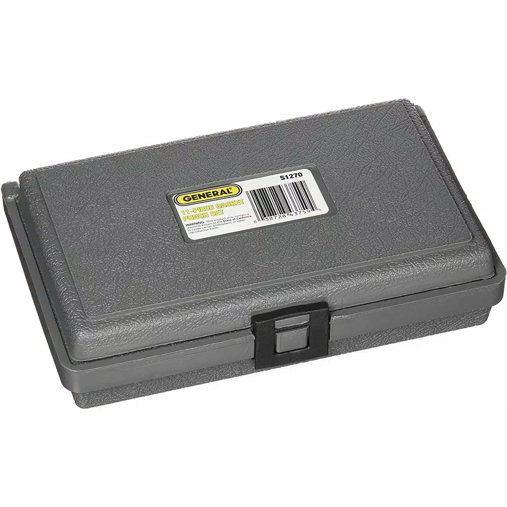 General Tools 10-Piece Gasket Punch Set with Steel Driving Mandrel