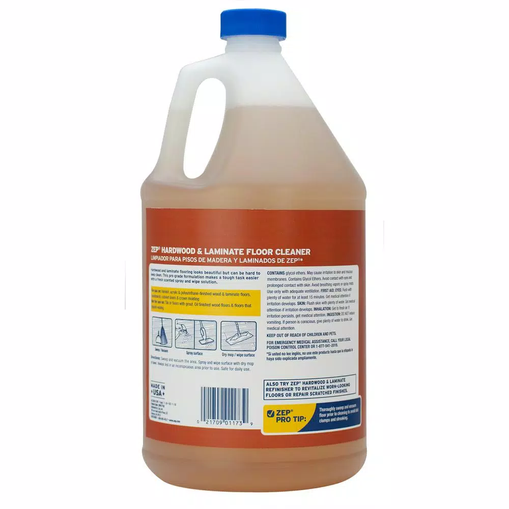 Zep Hardwood and Laminate Floor Cleaner, 1 Gallon, Ready to Use