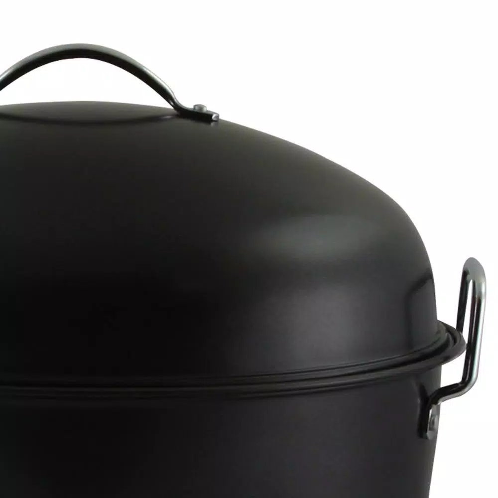 Gibson Home Kenmar 16 in. Carbon Steel Roasting Pan with High Dome Lid and Wire Rack