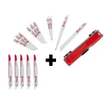 Milwaukee 15-Piece Reciprocating Saw Blade Set with AX Blades for Wood and Metal thumbnail 1
