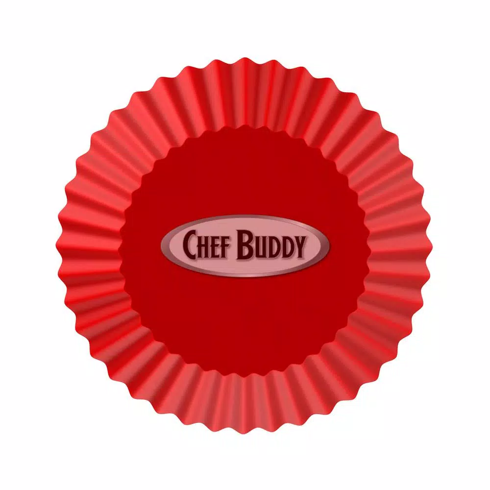 Chef Buddy Silicone Cupcake Liners, 24-Pack Reusable Baking Cups