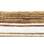 LITTON LANE Rectangular Banana Leaf and Polypropylene Wicker Storage Baskets with Handles, Set of 3 thumbnail 5