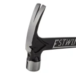 Estwing 15 oz. Ultra Short Handle Rip Claw Hammer with Black Vinyl Shock Reduction Grip thumbnail 3