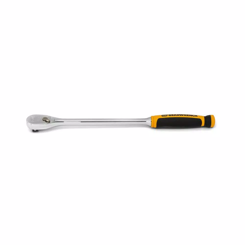 GEARWRENCH 3/8 in. Drive 90-Tooth 13 in. Dual Material Teardrop Ratchet