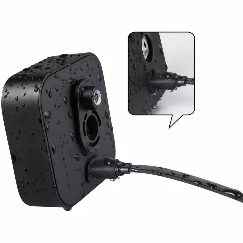 Wasserstein Weatherproof Power Cable for Blink Outdoor, XT and XT2 Cameras - 16 ft. (2-Pack, Black)