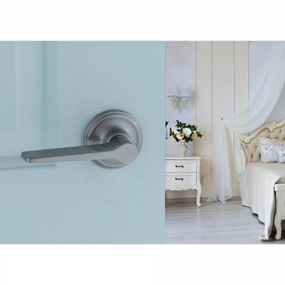 Copper Creek Zane Contemporary Satin Stainless Steel Passage Door Lever