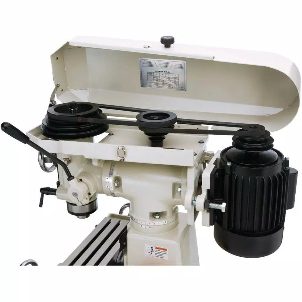 Grizzly Industrial 6 in. x 26 in. Vertical Milling Machine with Power Feed
