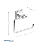 Franklin Brass Maxted 5-Piece Polished Chrome Bath Hardware Accessory Set thumbnail 8