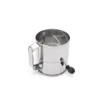 Fox Run 8-Cup Stainless Steel Flour Sifter with Crank Handle thumbnail 1