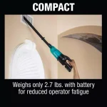 Makita 18V LXT Brushless Cordless Vacuum Kit with 2.0Ah Battery, Rapid Charger & Cyclonic Attachment thumbnail 9