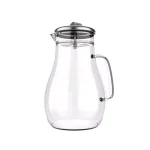 Classic Cuisine 64 oz. Borosilicate Glass Pitcher with Stainless-Steel Filter Lid thumbnail 1