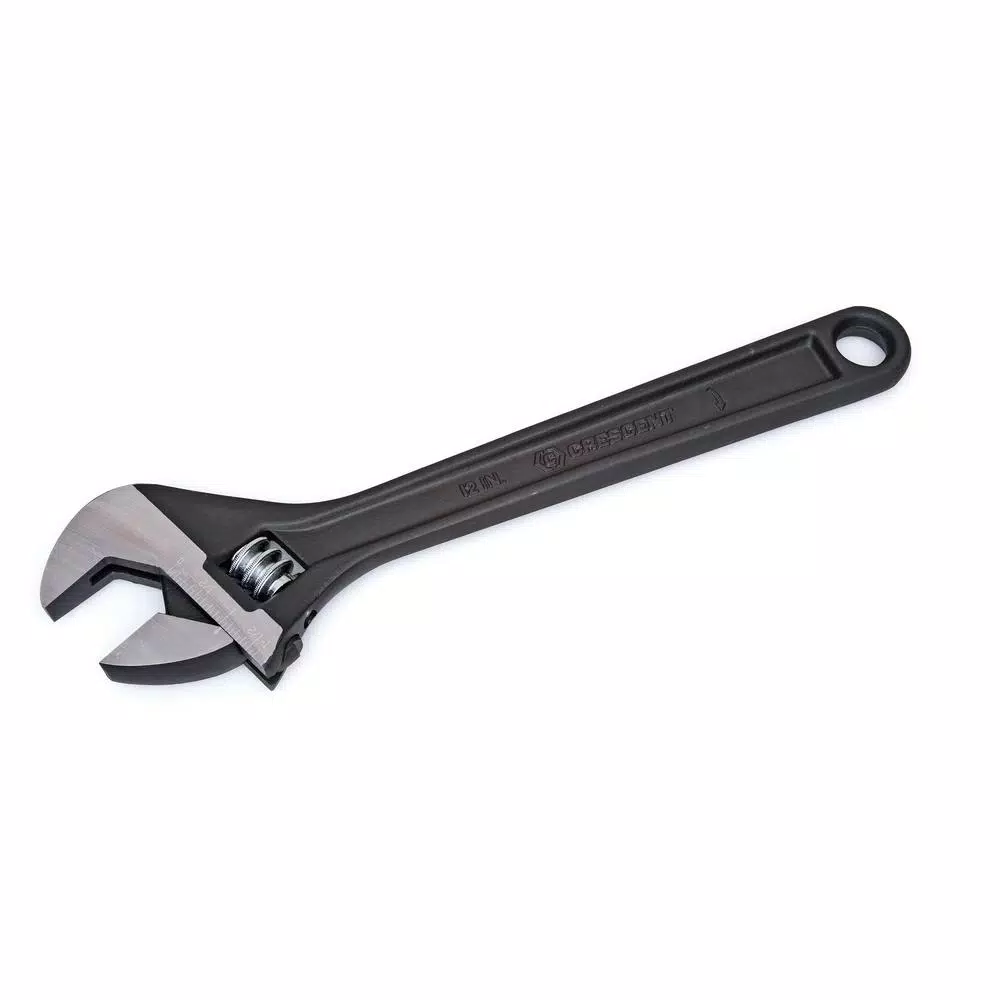 Crescent 12 in. Adjustable Wrench, Alloy Steel with Laser Etched Scale