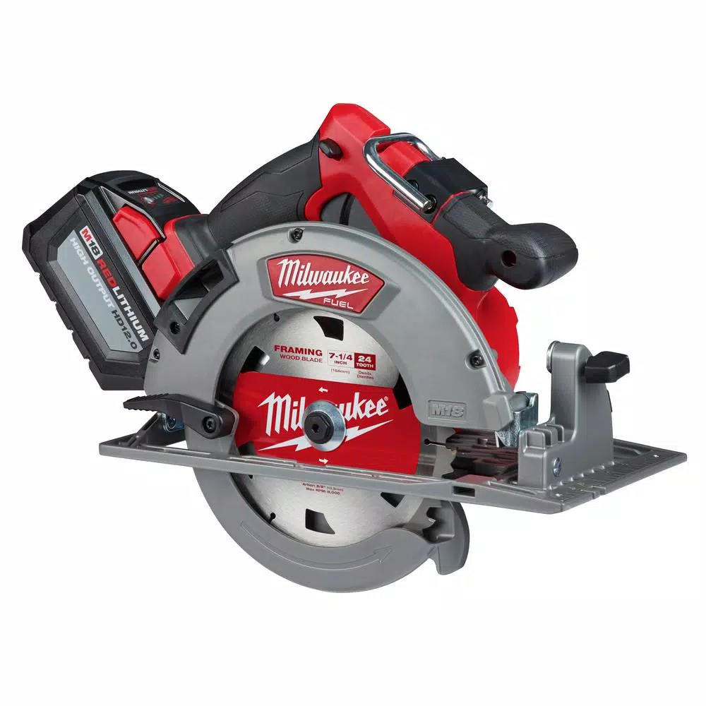 Milwaukee M18 FUEL 7-1/4 in. Brushless Cordless Circular Saw Kit with 12.0 Ah Battery & Charger