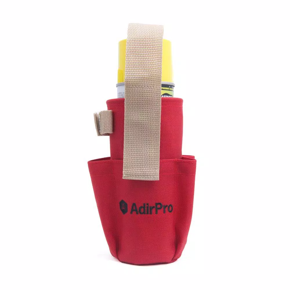 AdirPro AdirCorp Spray Can Holder with Pockets and Belt Clip, 1000D Cordura Nylon