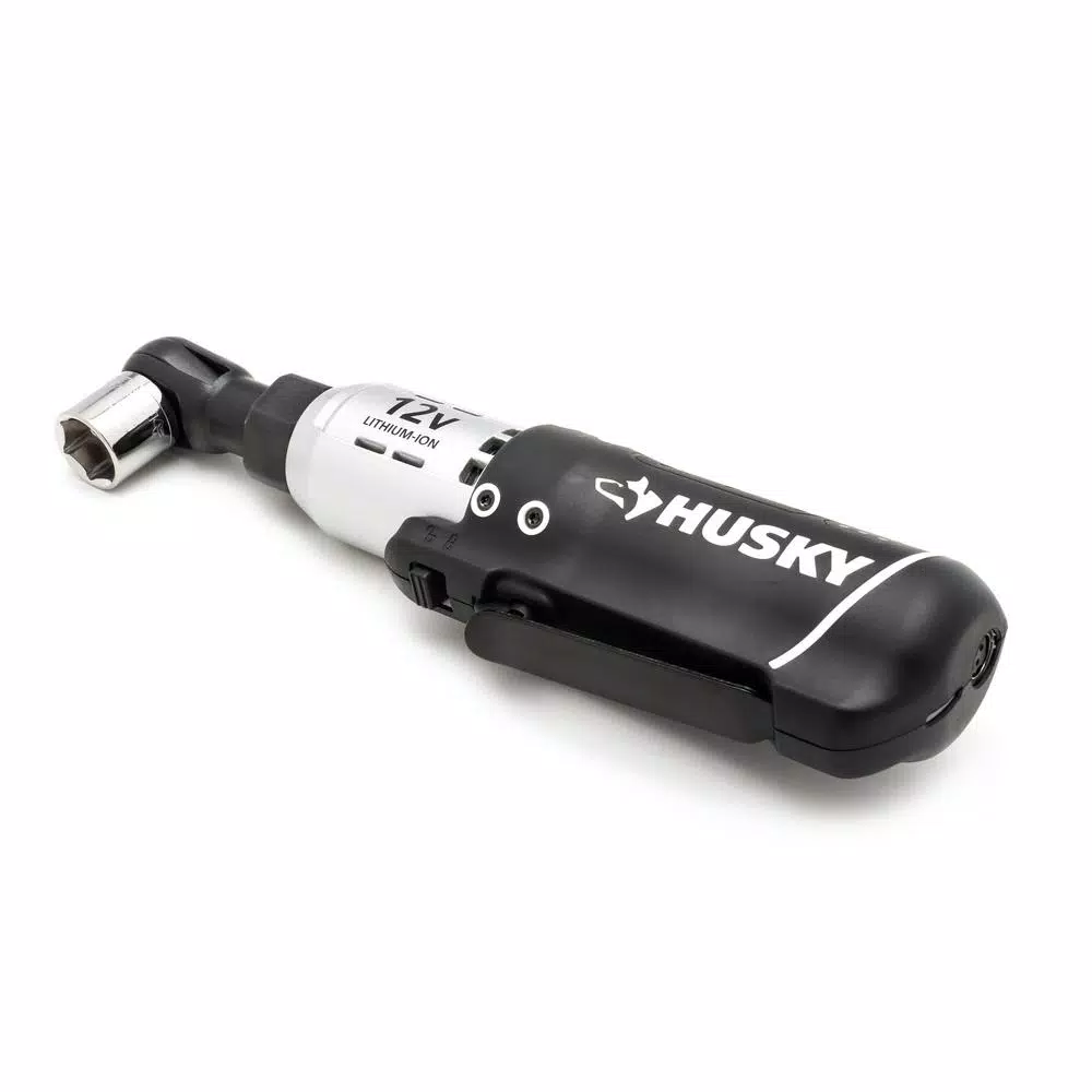 Husky 3/8 in. Drive 12V Cordless Ratchet with Lithium-Ion Battery and Charger