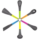 Southern Homewares 7-Piece Colorful Plastic Kitchen Utensil Set thumbnail 4