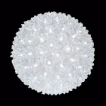 Wintergreen Lighting 7.5 in. 120-Light LED Cool White Decorative Starlight Sphere thumbnail 1