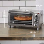 BLACK+DECKER Black + Decker 4-Slice Stainless Steel Convection Toaster Oven thumbnail 8