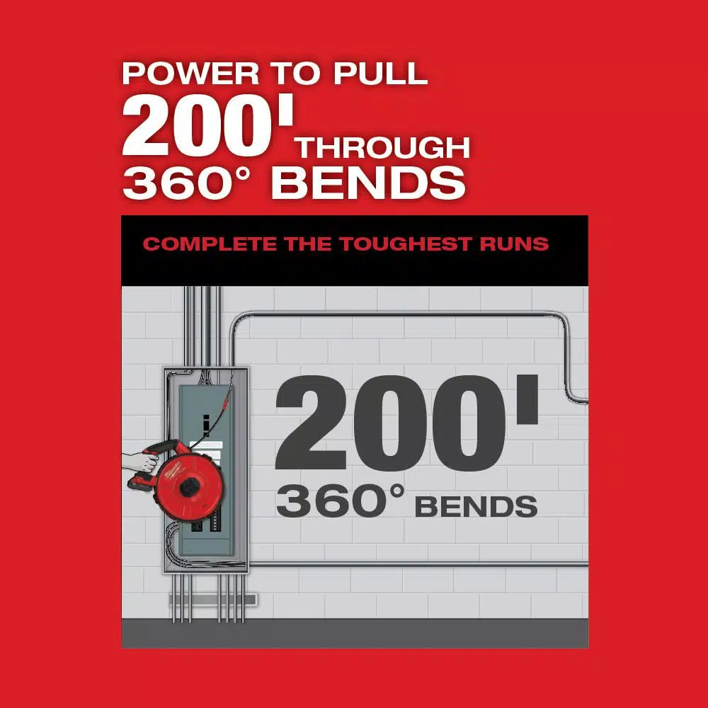 Milwaukee M18 FUEL ANGLER 240 ft. x 1/8 in. Steel Pulling Fish Tape Replacement Cartridge