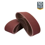 POWERTEC 100-Grit Aluminum Oxide Sanding Belts, 3 in. x 18 in. (10-Pack) thumbnail 1