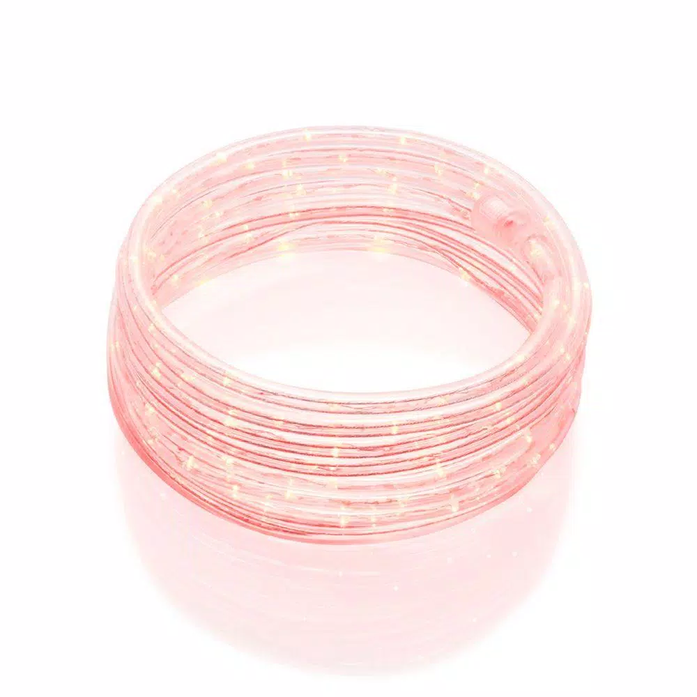 DEERPORT DECOR 16 ft. Red LED Rope Light 2-Pack, 360° Directional Shine, Indoor/Outdoor Specialty Lights