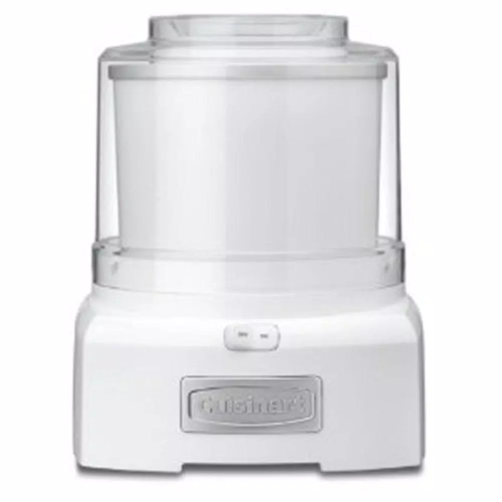 Cuisinart ICE-21 Automatic Ice Cream, Frozen Yogurt and Sorbet Maker, 1.5 Qt, White