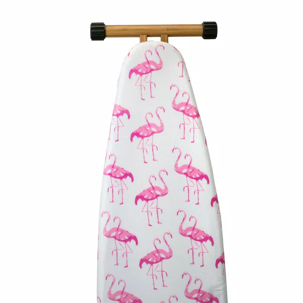 Unbranded Macbeth Ironing Board Cover, Painted Flamingo Print