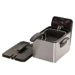 Presto Professional 3.2 Qt. Stainless Steel Deep Fryer with Fry Basket, 1800W, Brushed Stainless thumbnail 4