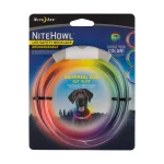 Nite Ize NiteHowl LED Rechargeable Safety Necklace, Disc-O Select Multi-Color Dog Collar thumbnail 1