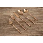 Cambridge Silversmiths Gaze Copper Mirror 20-Piece Flatware Set, Service for 4 thumbnail 3