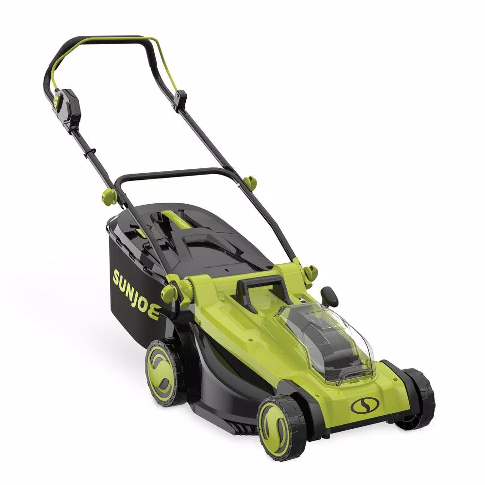 Sun Joe 17 in. 48V iON+ Cordless Electric Walk Behind Push Lawn Mower (Tool Only)