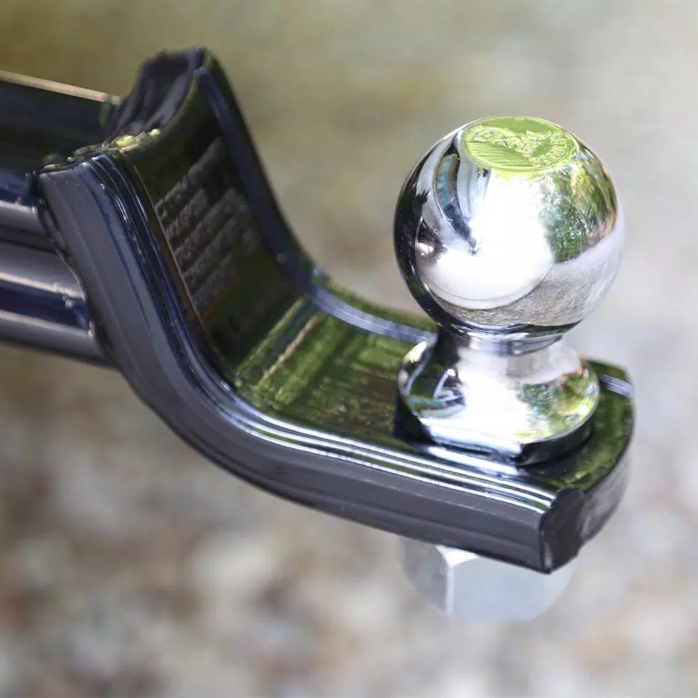 TowSmart 2 in. Chrome Hitch Ball, 5000 lb. Capacity, 1 in. x 3 in. Shank