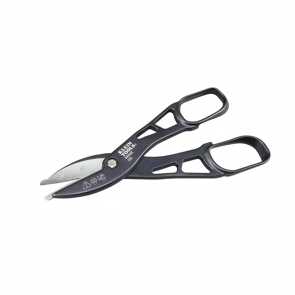 Klein Tools 12 in. Tin Snips with High-Carbon Steel Replaceable Blades