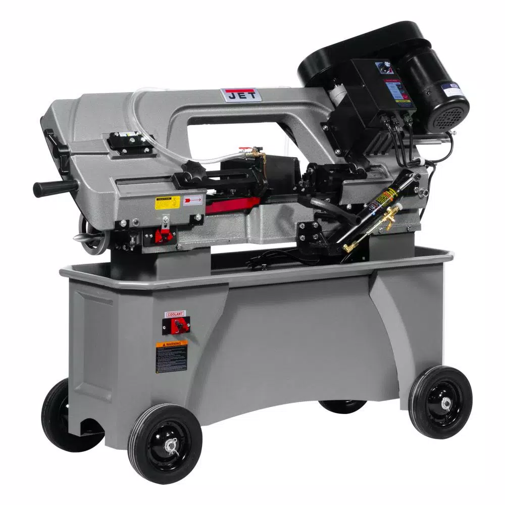 Jet HVBS-712DV 1 HP Variable Speed Horizontal/Vertical Metalworking Bandsaw, 115V