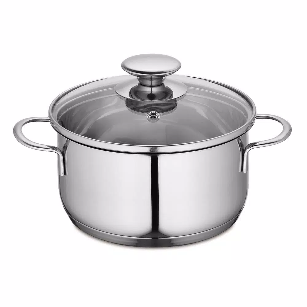 Frieling Küchenprofi 1.6 qt. Stainless Steel Stock Pot with Vented Glass Lid