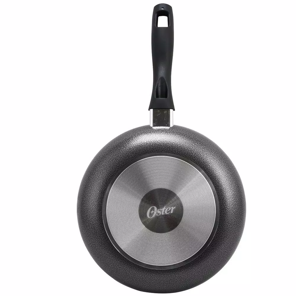 Oster Clairborne 9.5 in. Aluminum Nonstick Frying Pan, Charcoal Grey
