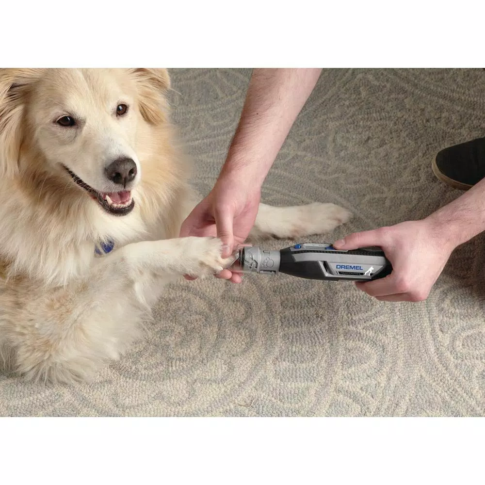 Dremel 3.6V Cordless Pet Grooming Kit with 9-Piece Accessory Set and Variable Speed Control