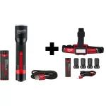 Milwaukee REDLITHIUM USB Rechargeable LED Flashlight and Low-Profile Headlamp 2-Pack thumbnail 1