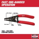 Milwaukee 48-22-6109 7 in. Wire Strippers with Swing-Lock Design thumbnail 2