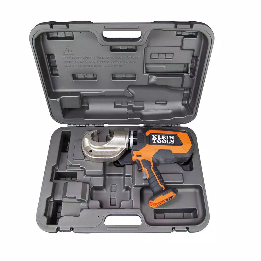Klein Tools DEWALT 20V MAX Cordless 12-Ton Battery-Operated Crimper with Case