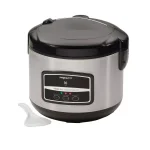 Presto 16-Cup Stainless Steel Rice Cooker with Non-Stick Pot and Steaming Basket thumbnail 1