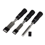 OLYMPIA Tools 3-Piece Wood Chisel Set, Hardened Alloy Steel, 1/2 in., 3/4 in., 1 in. thumbnail 3