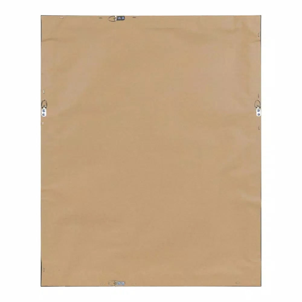 DesignOvation Kate and Laurel Beatrice Walnut Brown Rectangle Magnetic Dry Erase Memo Board