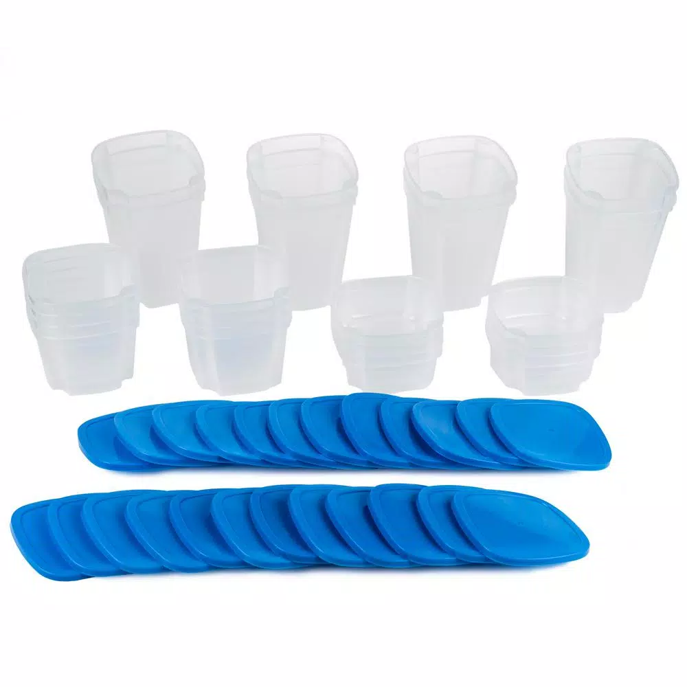 Chef Buddy Swirl Around 49-Piece Food Storage Organizer Set with Interchangeable Lids