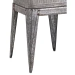 Benzara 32 in. Gray Galvanized Metal Multi-Functional Tub on Stand thumbnail 4