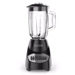 BLACK+DECKER 10-Speed Countertop Blender with 40 oz. Glass Jar, 550 Watts, Black thumbnail 1