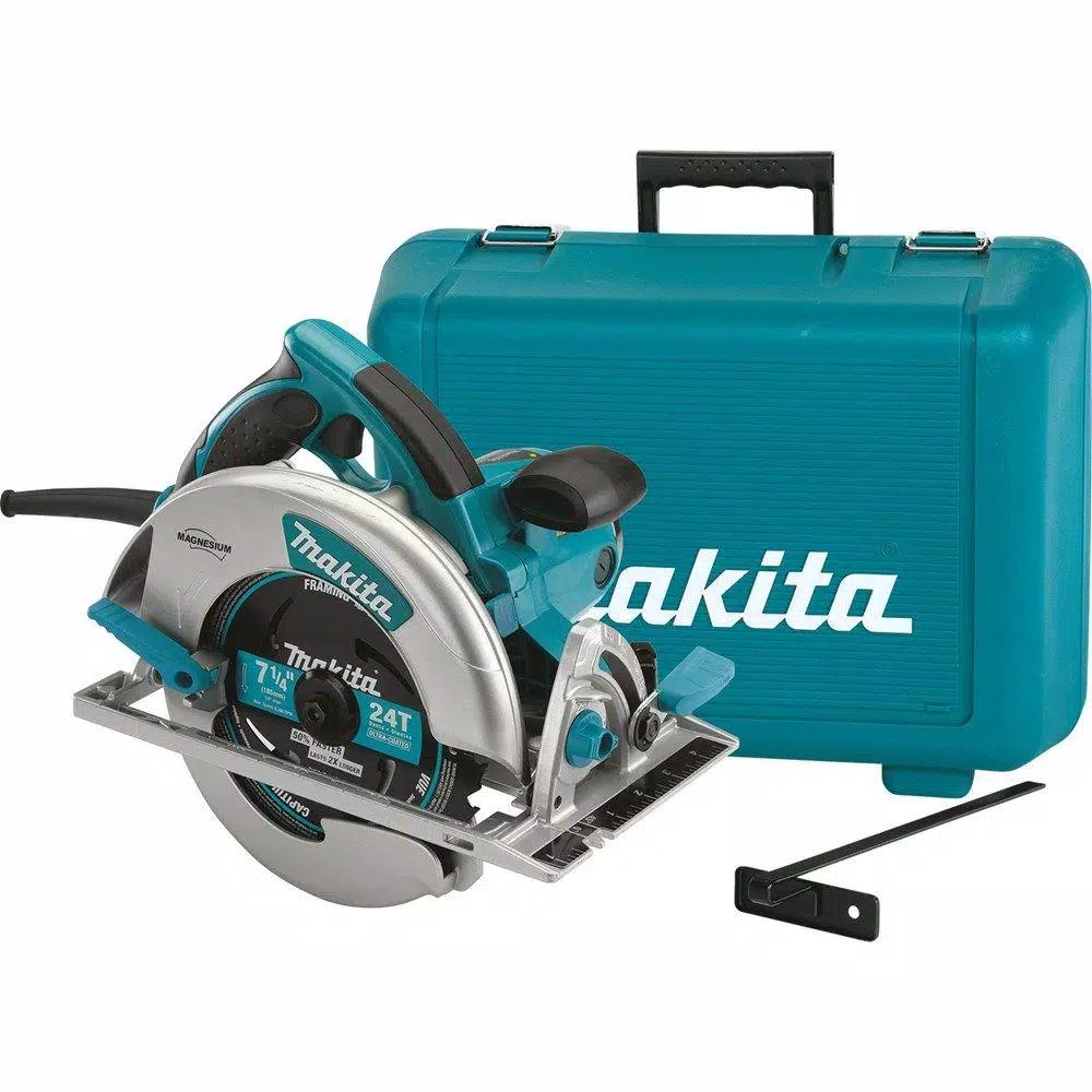 Makita 5007MG 7-1/4 in. 15 Amp Corded Magnesium Circular Saw with LED Light and Hard Case